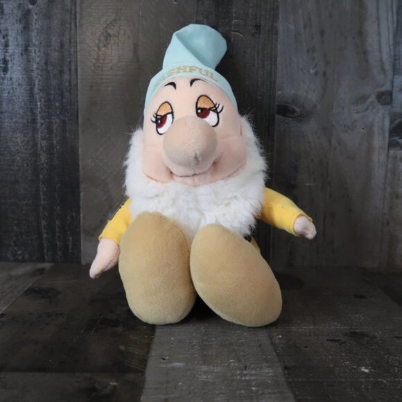 Walt Disney Bashful Bean Plush 13" Snow White & The 7 Dwarves - Picture 3 of 10